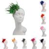 Wedding Elegant Women Headband Hair Accessories Feather Fascinator Hat