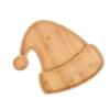 Wood Candy Dish Platter Dessert Tray Christmas Tree/Reindeer Antlers/Santa Hat Shape Serving Plate for Holiday Dining