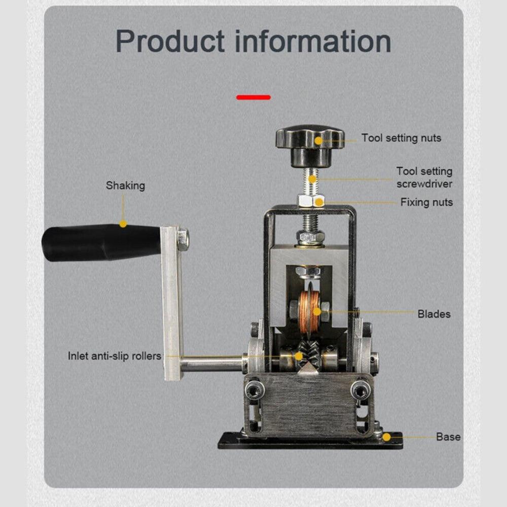 Portable Cable Stripper Copper Recycle Cable Stripper Tool New Electric Wire Stripping Machine