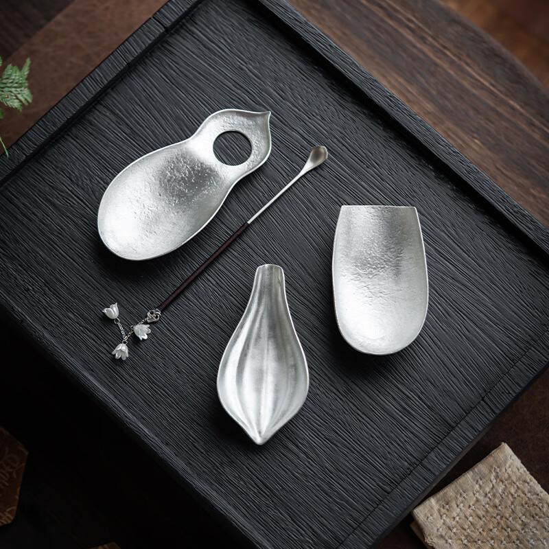 Ancient Tin Tea Scoop Set