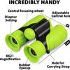 8X21Mm Kid Binocular Telescopes Children Educational Folding Telescope Outdoor Bird Watching Optics Telescope for Camping