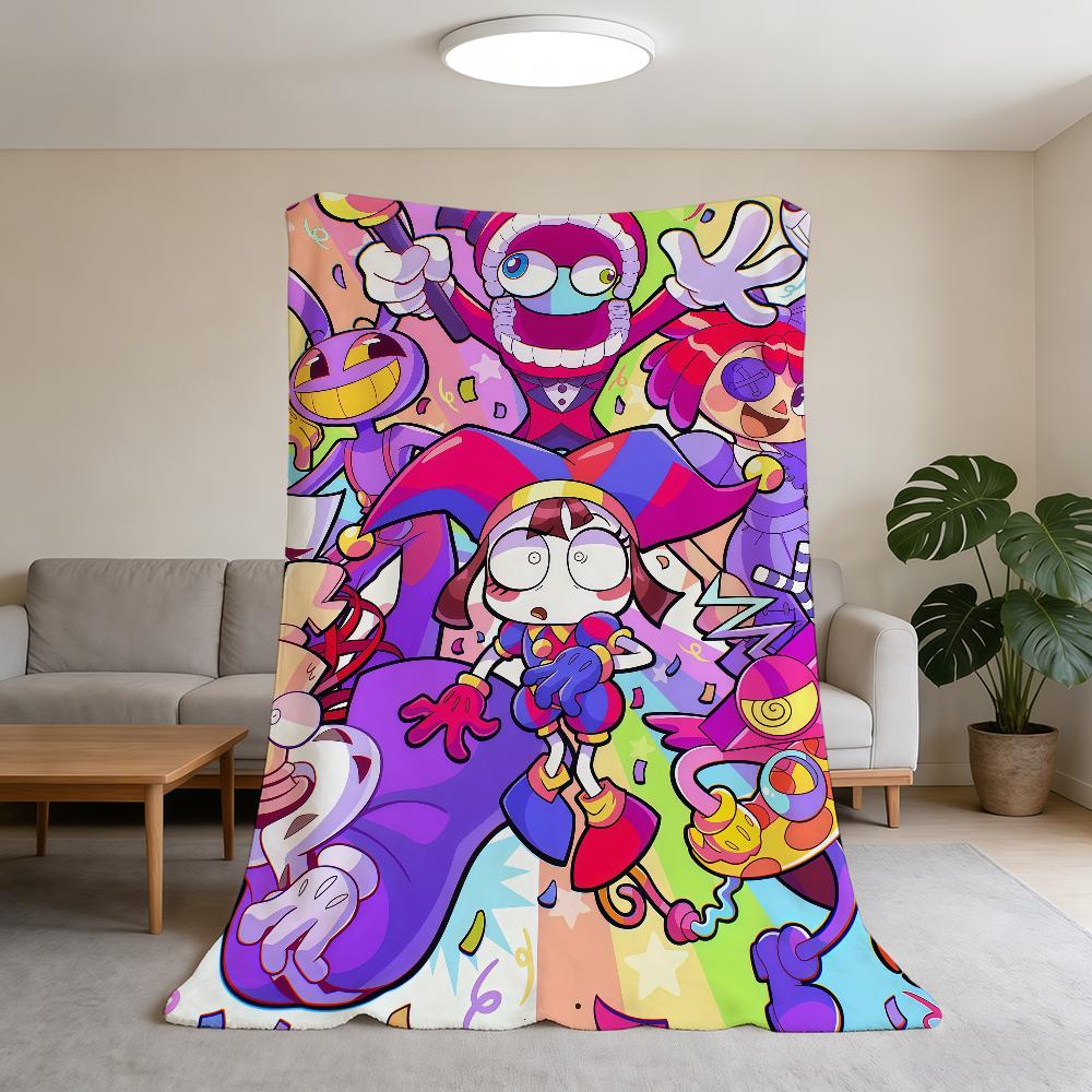 Blanket Super A-Amazing Warm C-Circus-ES Comfortable D-Digital Plush Throw Blanket Child Home Sofa Bedroom Gift