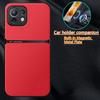 Для Xiaomy Mi11 Lite 5G NE Чехол Автомагнитный держатель Кожаный чехол для телефона Для Xiaomi Mi 11 Lite 11Lite Light 5G NE Мягкая задняя крышка