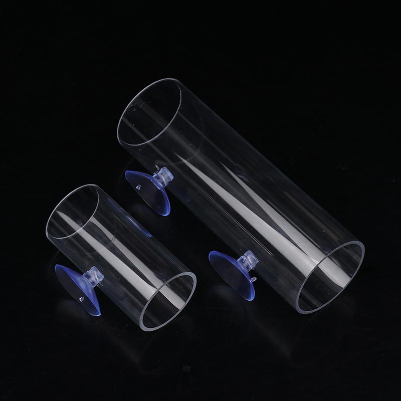 1Pcs Betta Fish Acrylic Tube Tunnel Hollow Design Fish Tank Decorations For Better Observation Fish Improves Betta'S Health