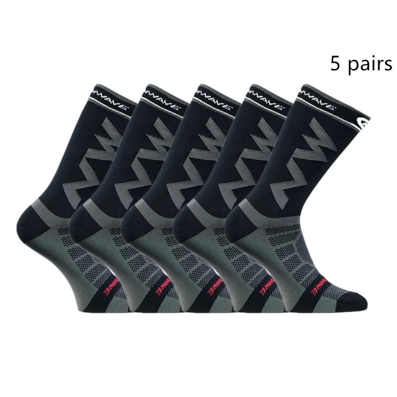 5 пар высококачественных дышащих спортивных носков, подходящих для бега, горных велосипедов и активного отдыха
