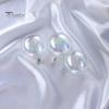 12/24/36Pcs 4CM Christmas Iridescent Ball Clear Shatterproof Reusable DIY Holiday Decoration Xmas Tree Hanging Ball Ornament Pendant Party Festival