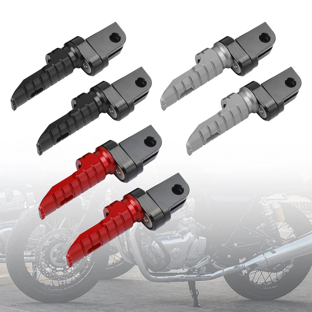 Front Footrests Foot Peg Fit for INTERCEPTOR 650 2018-2023 Hunter 350 2022-2023