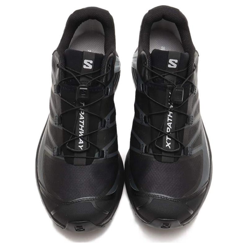SALOMON XT Pathway Водонепроницаемые и дышащие низкие кроссовки для бега Унисекс Черные кроссовки 475775