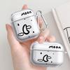 Прозрачные чехлы для наушников Чехол-обложка Для Airpods 2 4 Pro3 Pro 3 Pro2 1 Мультяшные Луна Солнце