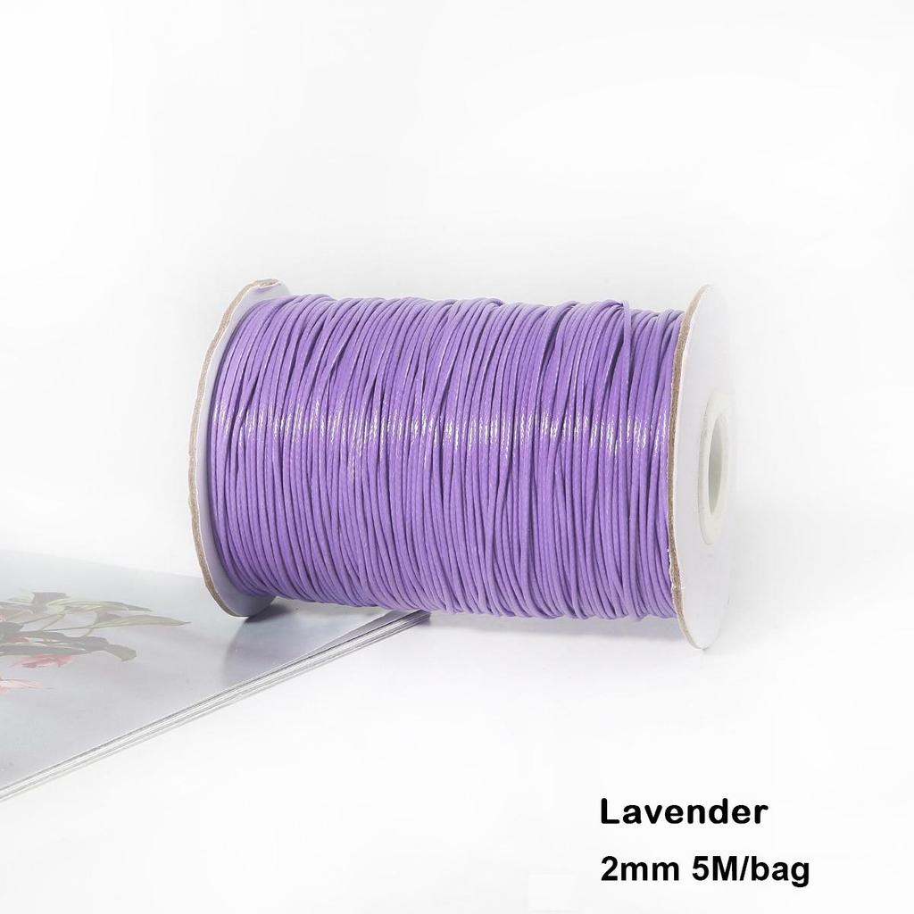 Разноцветные вощеные хлопковые шнуры для макраме, ювелирные бусины, изготовление ювелирных изделий своими руками