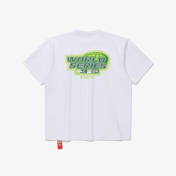 New Era Футболка с принтом Boston Red Sox World Series Неоновая 15147510