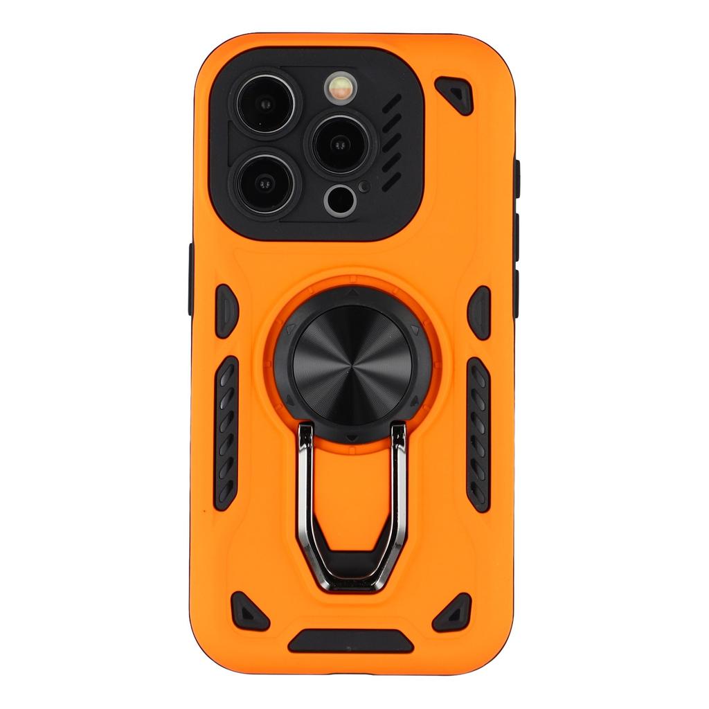 For iPhone 14 Pro Max Case with Kickstand Shockproof TPU+PC Phone Back Cover