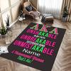 Custom personalization Alpha Kappa Alpha logo Area Rug - Perfect For Kitchen, Bathroom,Laundry Room Decor Large Size Available,Gift All Seasons