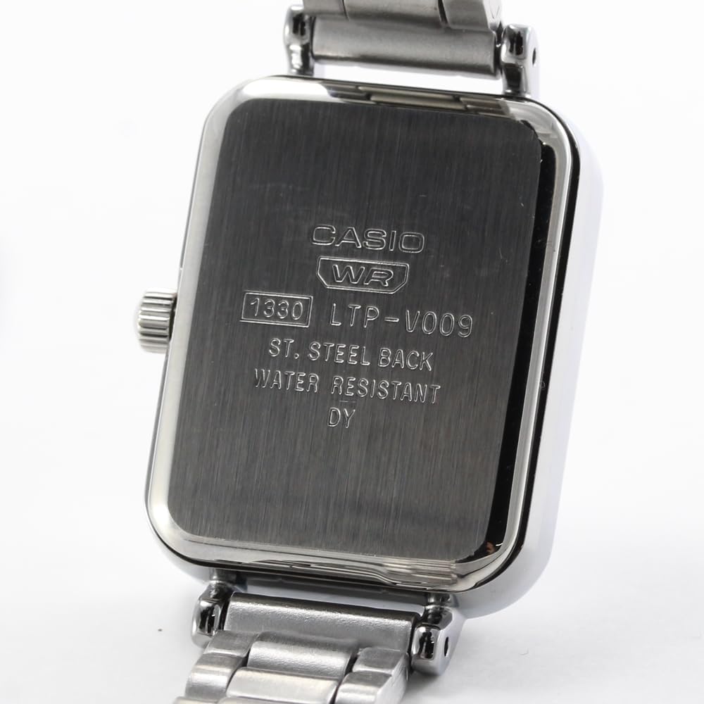 CASIO Casio Standard Cheap Casio Watch for Women, Brass Metal, Silver/White, LTP-V009D-7E [Parallel Import]