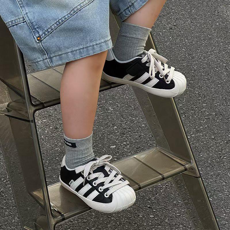 Kids Soft Sole Trainer Shoes Boys Girls Breathable Mesh Lining Rubber Slip-On Sneakers Leopard Print Sport Style