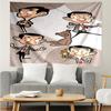 Mr. Bean Tapestry for Bedroom Aesthetic Classroom Tapestries Wall Hanging for Living Room Dorm Office,Ideal Creative Gift