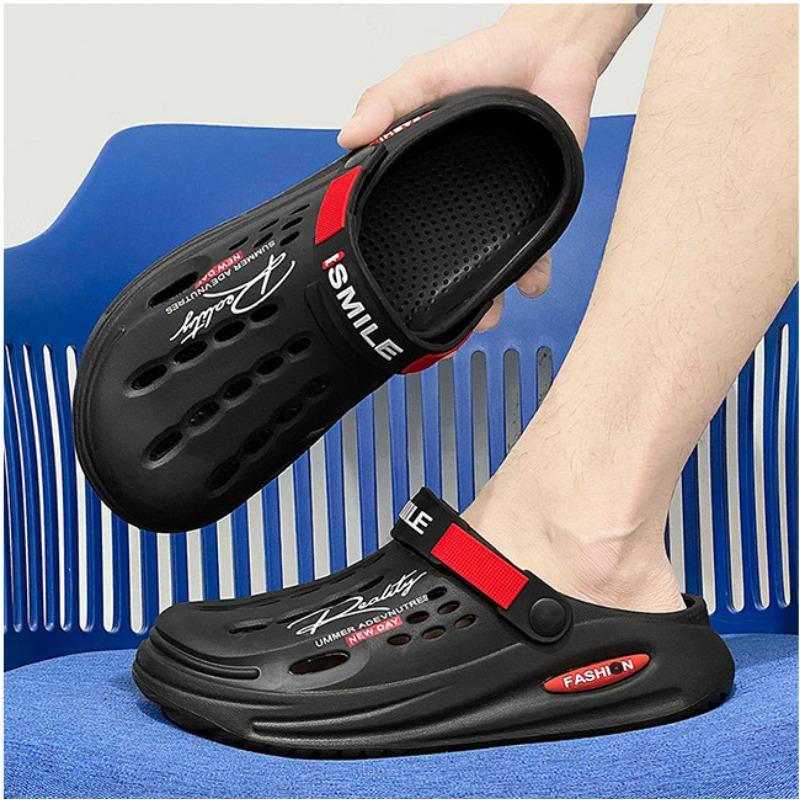 Cave Shoes for Men,indoor Eva Tread Shit Feeling Sandals,two Wear Sandals Slippers,outdoor Beach Shoes,men Slippers