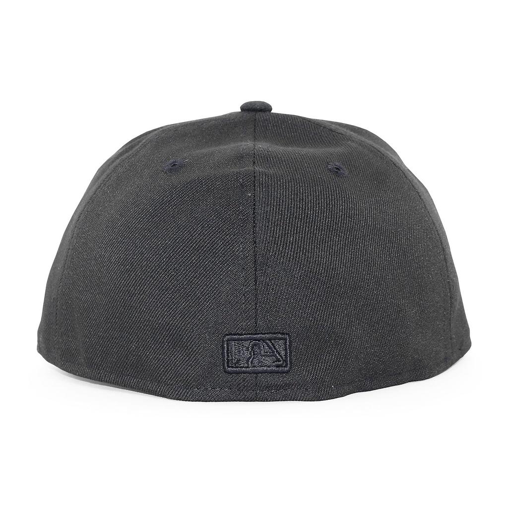 NEW ERA Cap 59FIFTY Seattle Mariners MLB Team Basic Fitted Blackout Size 7 5950 3/8