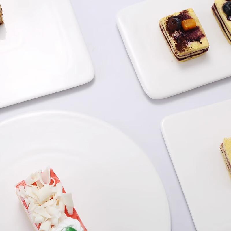 Tianyajing 14-inch Round Pure White Ceramic Flat Plate