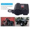 Auto Waterproof Socket 12v Motorcycle Lighter 5v 21a Dual Usb Phone Charger Power Adapter With Voltmeter Mount On Handlebar For Phones And More