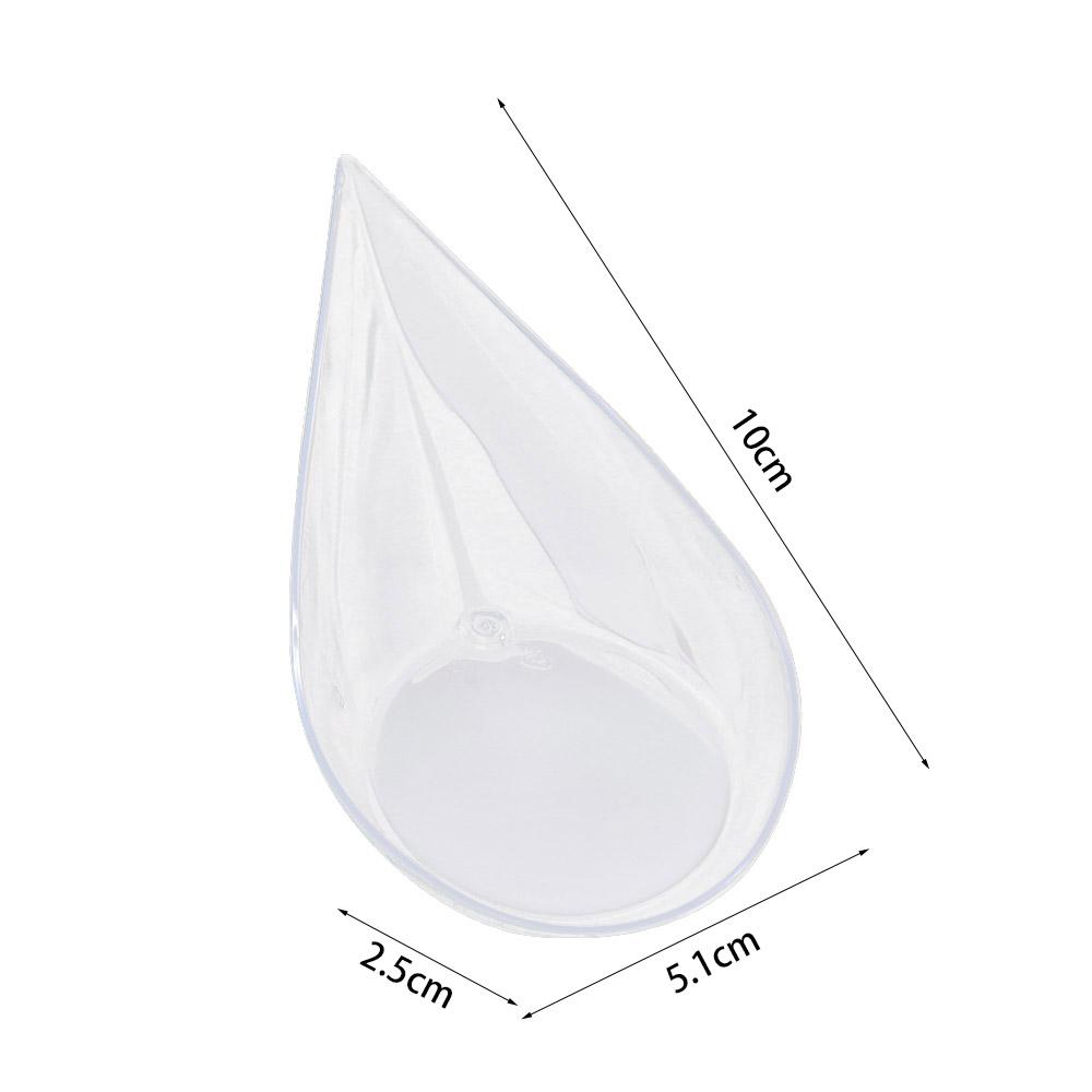 10 шт. небьющиеся капли закусочные тарелки многоразовые десертные стаканчики посуда стаканчик для мороженого желе