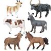 Plastic Lion Tiger Miniatures Cheetah Deer Animal Model Children Gift Kid Toy Action Figures