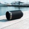 Гофрированный морской резиновый выхлопной шланг с хомутом, усиленный сильфон