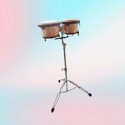 Перкуссионная стойка для барабанов Стойка для бонго Регулируемый набор держателей для инструментов Портативный Легкий Нескользящий для Музыки