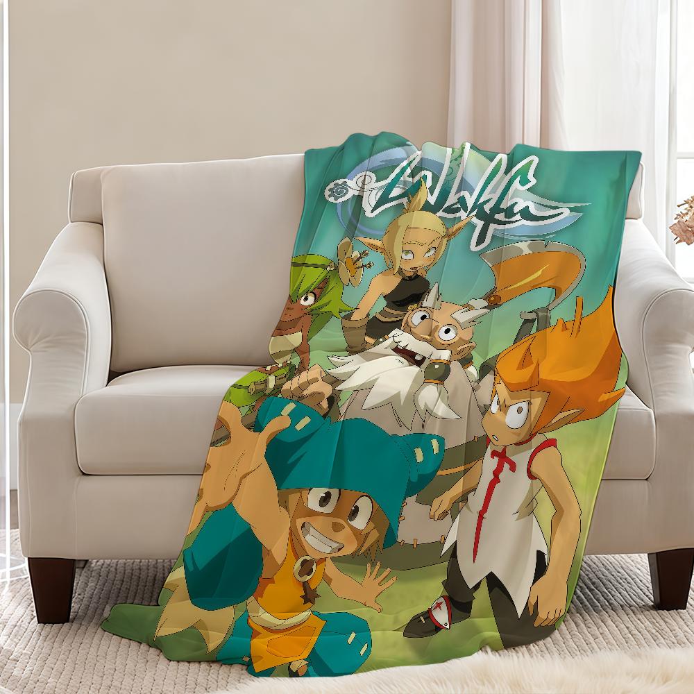 Blanket Throw Super Cosy Plush Living Room Sofa Game Couch Childish Birthday W-WakfuS-ES Gifts