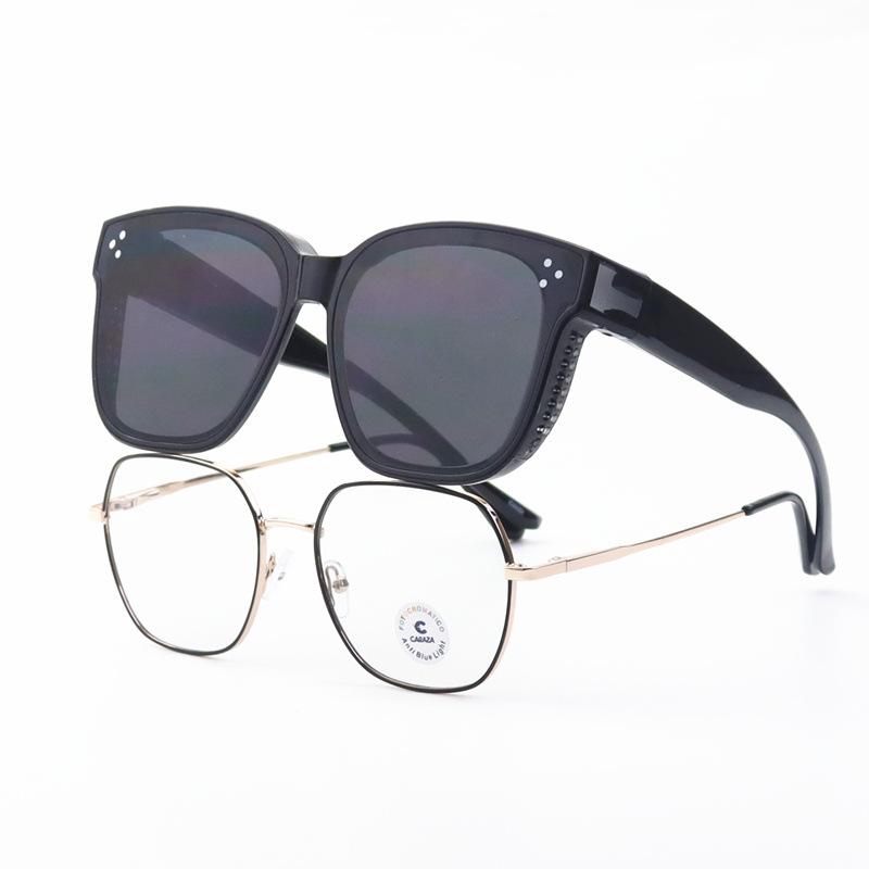 Набор для близорукости, одно зеркало, солнцезащитные очки-клипсы двойного назначения, мужские очки для рыбалки с защитой от ультрафиолета, специальные солнцезащитные очки для вождения, женские