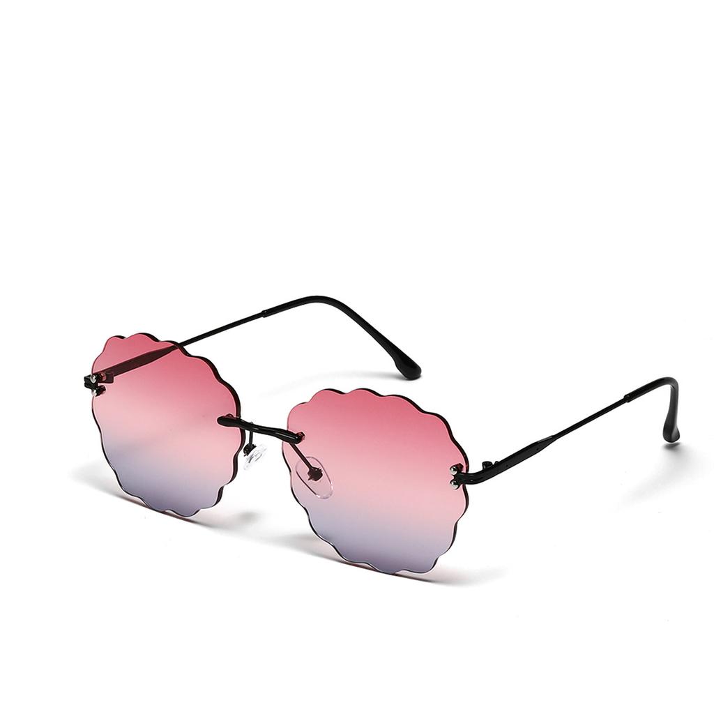 Солнцезащитные очки Cloud Rimless, женские волнистые солнцезащитные очки, мужские очки