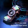 Yijue Luminous Deformable Finger Gyro - Kids' Stress Relief Toy with Black Tech