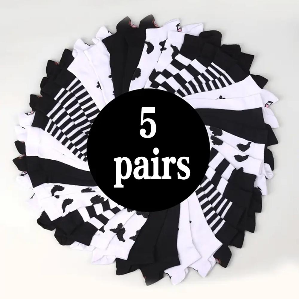 5 пар мужских носков высокого качества, весенне-осенние, утолщенные, дышащие носки-лодочки, носки с низким вырезом и мелкой горловиной, мужские повседневные носки