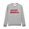 Женский свитшот - ALLEZ BISOUS
