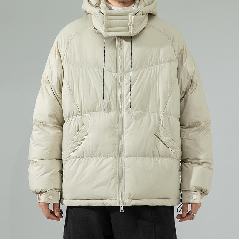 Autumn and Winter Down Jacket New Minimalist and High-end Men's 90 White Duck Down Casual Trend Fashion Versatile Jacket