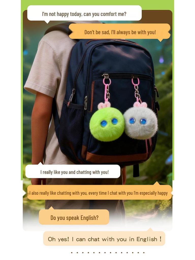 Улучшенный ИИ Эльф Кролик Умная Игрушка: Электронная кукла-питомец Soft Touch для детей