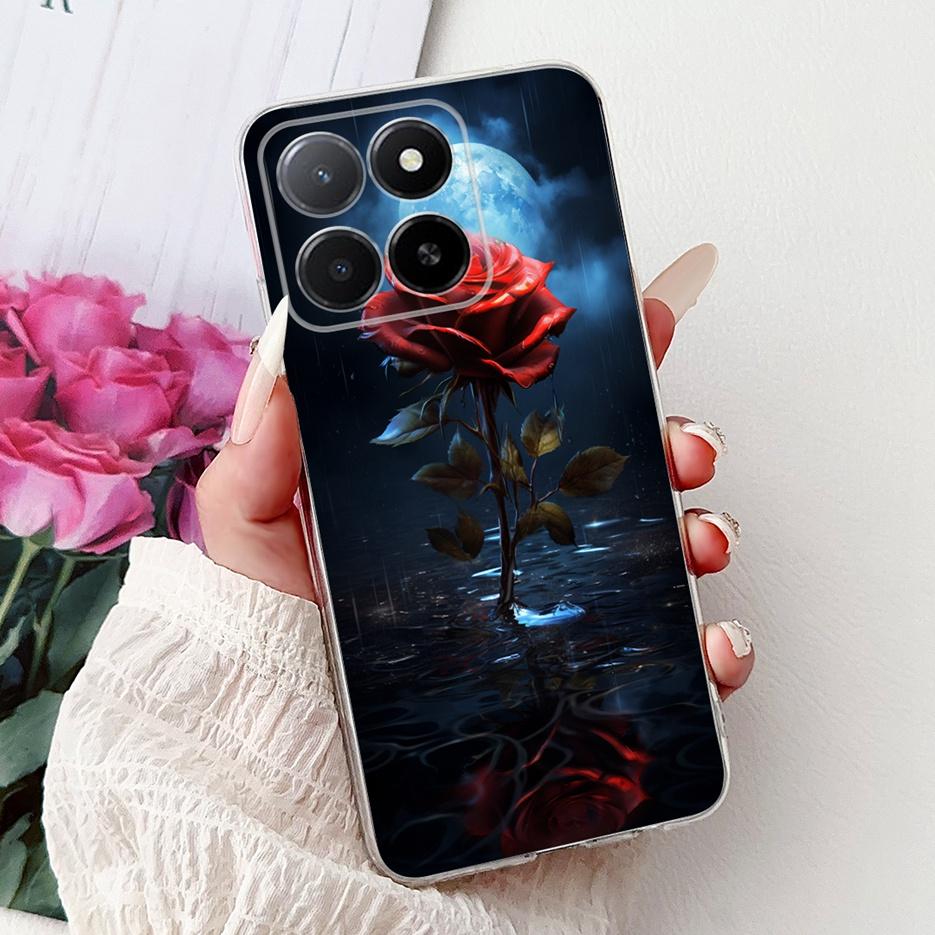 Чехол для Honor X5b 4G GFY-LX2 Милый Расписной Чехол Прозрачный Силиконовый Мягкий ТПУ Чехол для Телефона Для Honor X5b Plus HonorX5b Задняя Крышка Coque