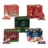Christmas Christmas Gift Cute Gift Wrap Surprise Money Pull-Out Gift Box Party Favors DIY Xmas Atmosphere 12x12cm