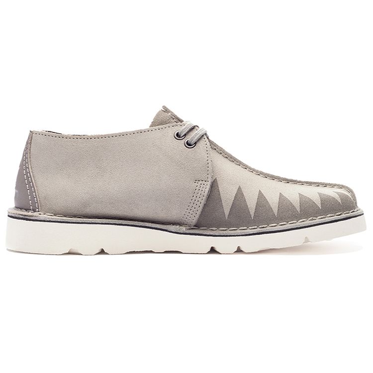 Neighborhood X Clarks Originals Zigzag Pattern Casual Shoes Men sneakers Gray 261471387