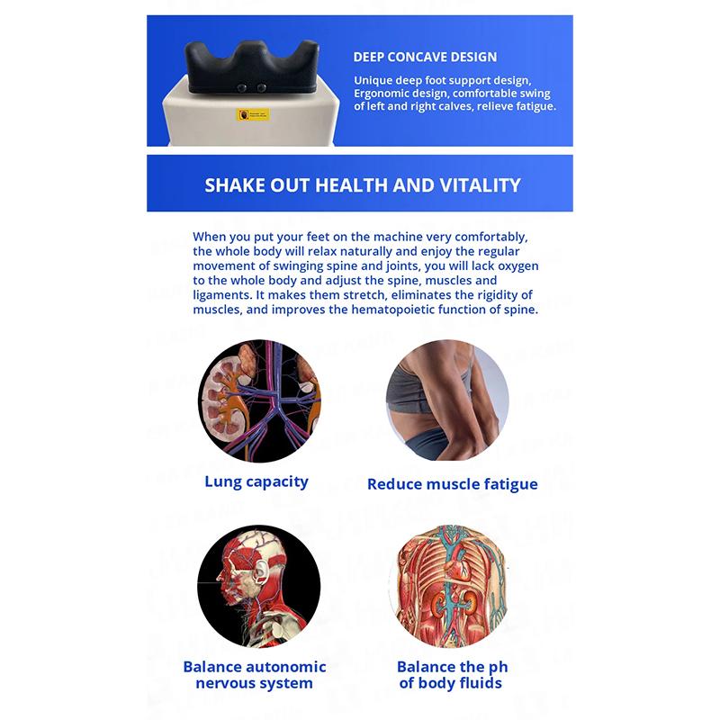 Новейшая электрическая аэробная машина для качания ног, фитнес, физиотерапия, расслабление ног и талии, восстановление после инсульта, домашний массажер