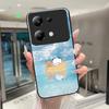 Красивый Цветок Милые Кошки Чехол Для Xiaomi Poco M6 Pro 4G / Poco M7 Pro 5G Закаленное Стекло Чехол Для Телефона Защитная Крышка Жесткий Корпус