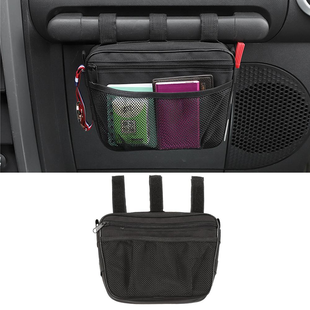Автомобильная сумка-органайзер для хранения с ручкой второго пилота для Jeep Wrangler JL JT JK TJ для Suzuki Jimny JB64 JB74 для хранения и уборки