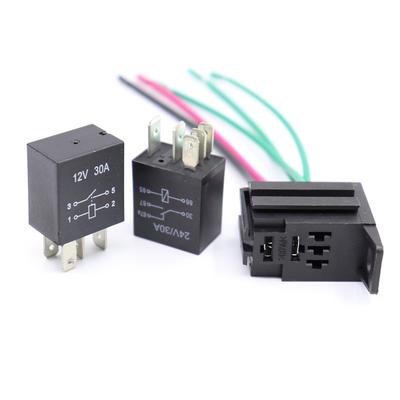 30A 12V 24V 4-контактное/5-контактное реле Реле масляного насоса Вентилятор кондиционера Противотуманная фара Универсальное реле Реле для автомобиля