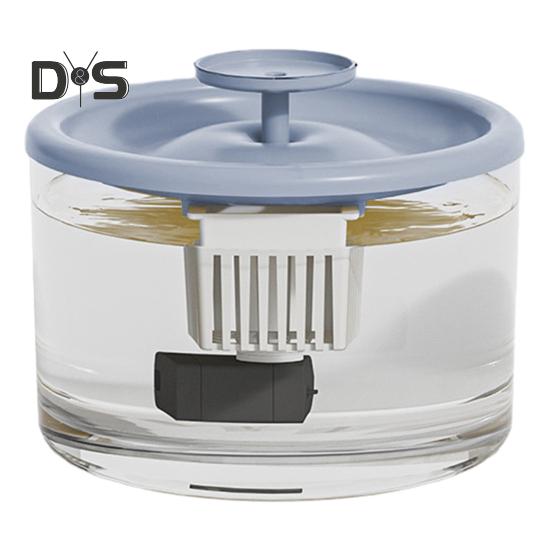 1,5 л фонтанчик для кошек автоматический питьевой фонтанчик для домашних животных тихий диспенсер для воды для домашних животных с прозрачным резервуаром для домашних кошек и собак