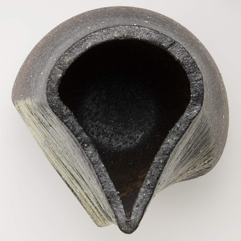 Ваза «Сигараки» в стиле «Хечимон», основание для цветка, большая, зеленая, старинная керамика, MR-1-2617