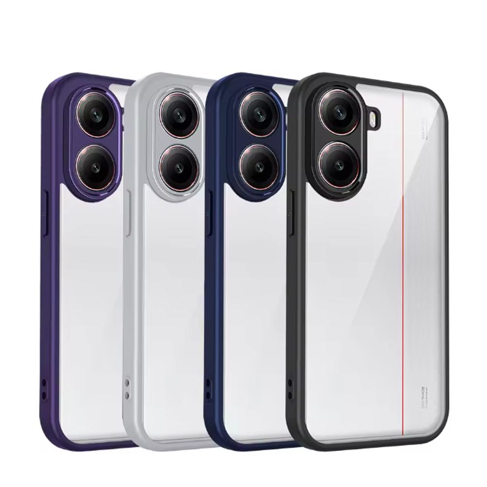 Прозрачный силиконовый чехол для Xiaomi Poco M7 Poco M7 Pro M7Plus M7Pro 5G X7 Pro Чехол для телефона Бампер Ударопрочный Прозрачная задняя крышка из поликарбоната