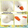 DvBCNMe Goose Cuddly Toy, Soft Plush Toy for Children, 50 Cm Large Goose Toy, Duck Cuddly Toy, Plush Toy Goose, Sleeping Companion