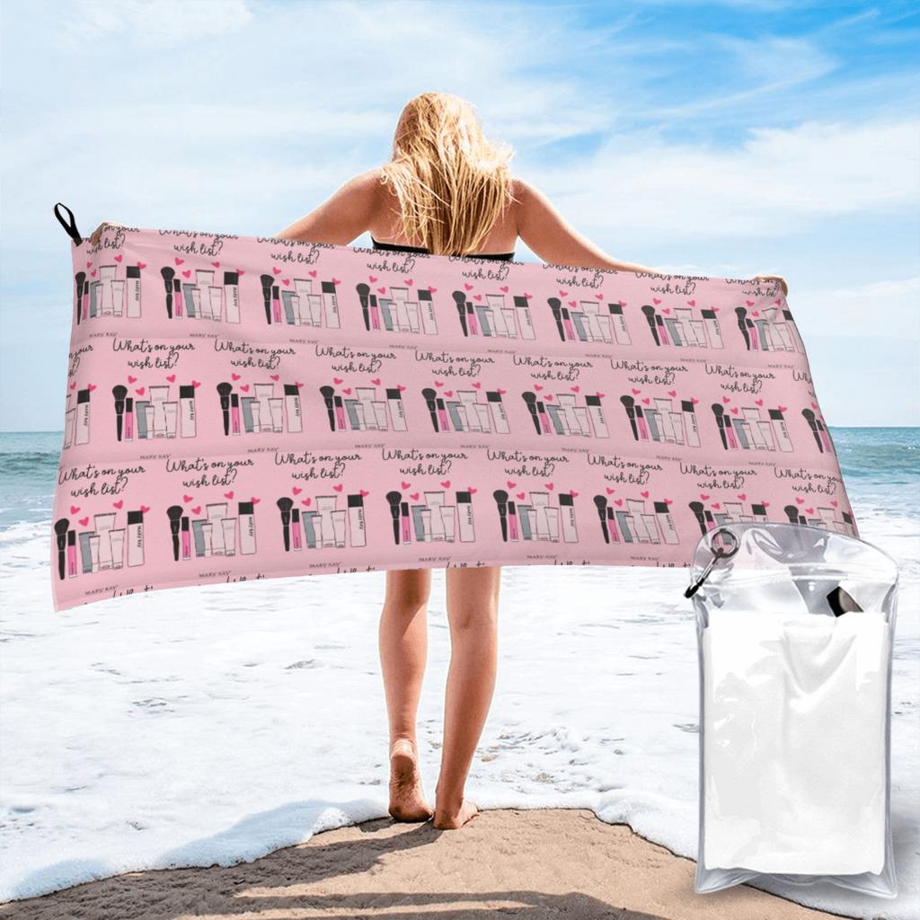 Полотенце для пляжа Mary Kay Мягкое из микрофибры Быстросохнущее Впитывающее Быстрые полотенца для йоги