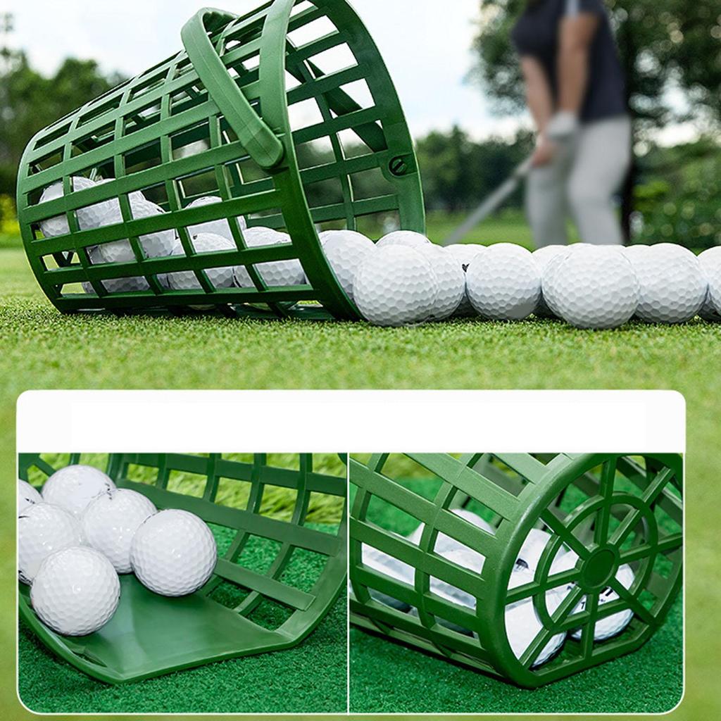 Golf Ball Basket Holds 50 Balls for Driving Range Backyard Accessories
