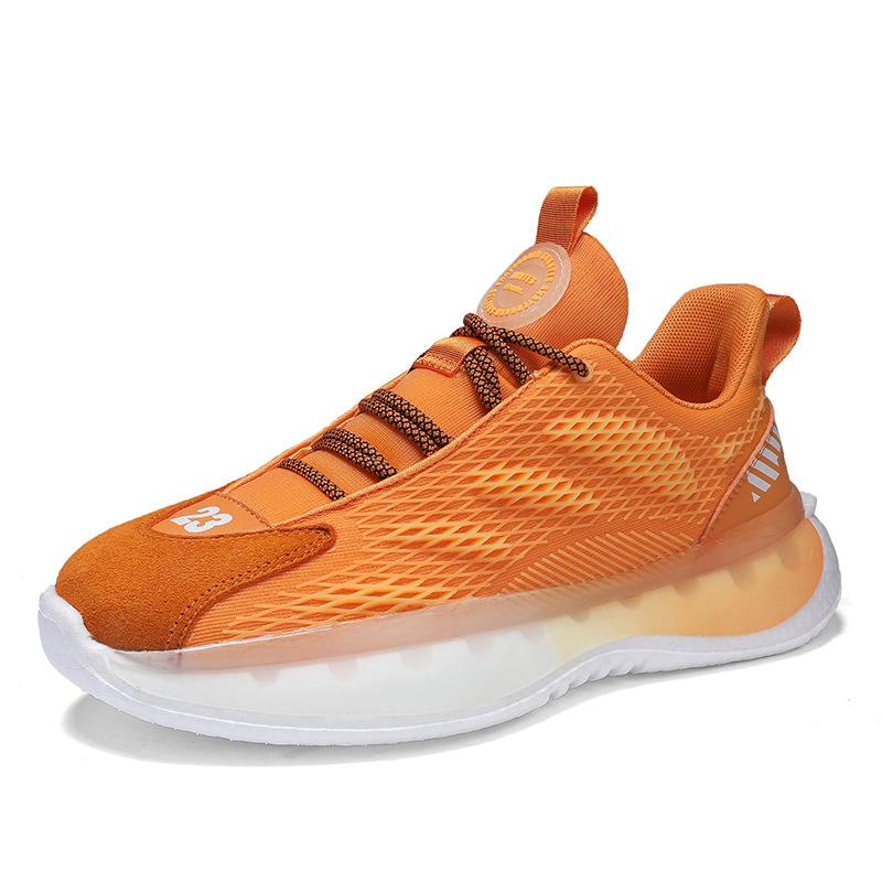 Кроссовки мужская обувь новая летняя попкорн сетка дышащие беговые кроссовки молодые и молодые повседневные универсальные трендовые туфли
